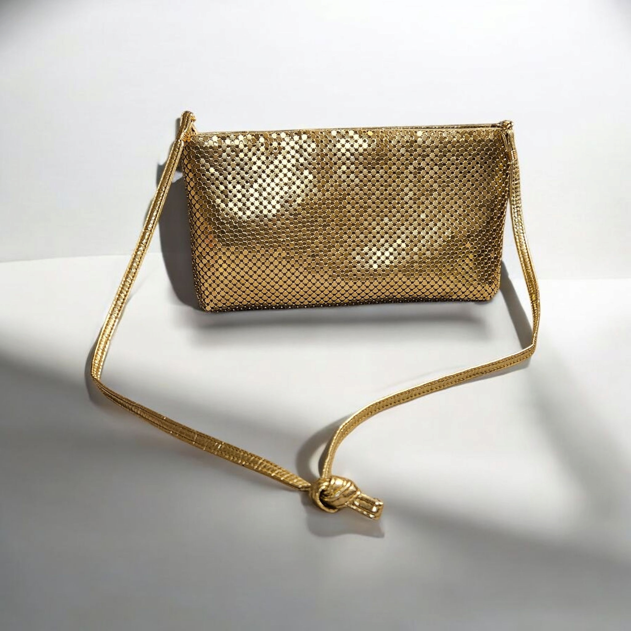 Vintagegold Mesh Evening Bag